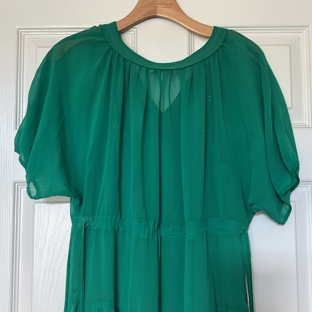 Madewell Vibrant Green Dress Small NWT - Picture 7 of 7
